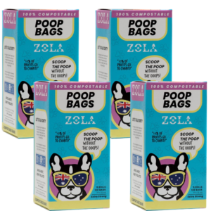 4 boxes of zola zola compostable dog poo bags including 480 biodegradable poo bags
